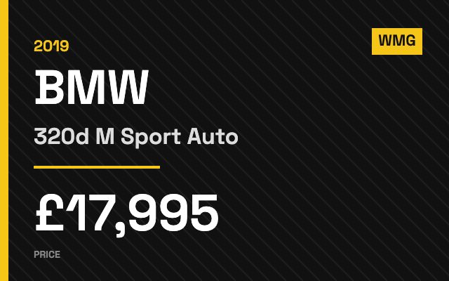 2019 BMW 320d M Sport Auto — £17,995